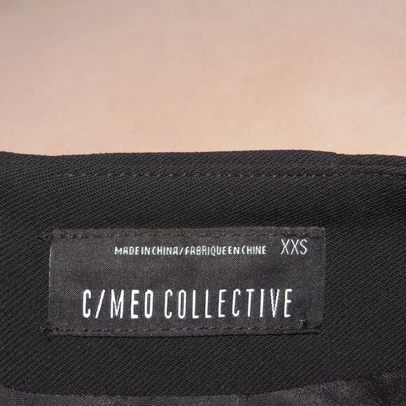 C/MEO Collective Black Second Thought High Waist Tie Front Shorts - Picture 7 of 9